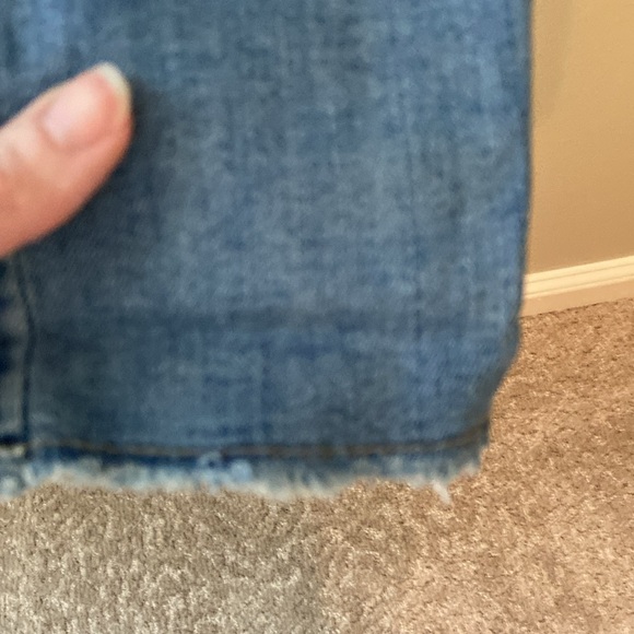 NYDJ AMI SKINNY Jeans Raw Hem Cuffed Size 2 - Light Wash - Picture 7 of 10